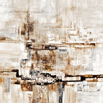 Abstrakt Oljemålning - Soil (120x120)