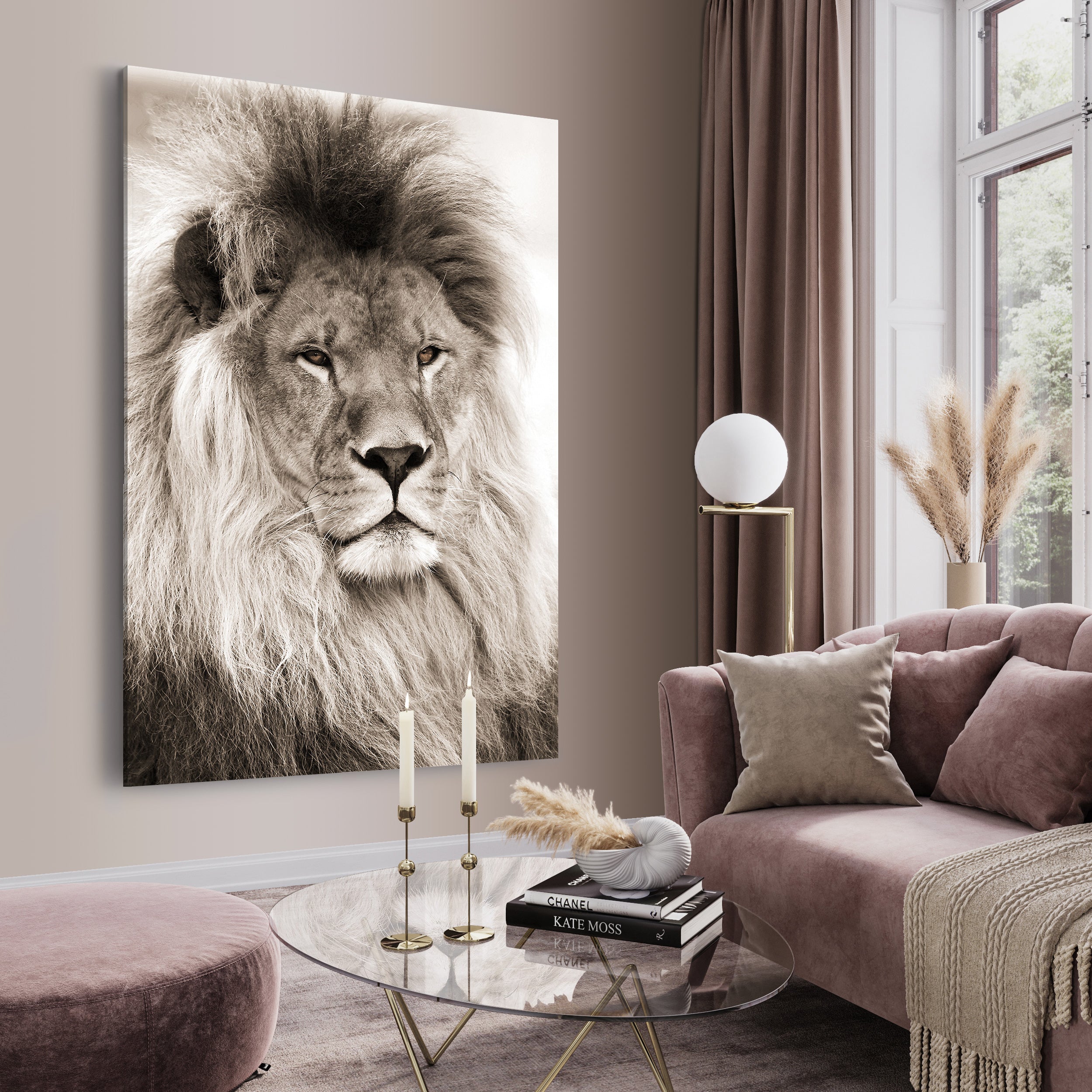 Canvastavla - Lion King (50x70)