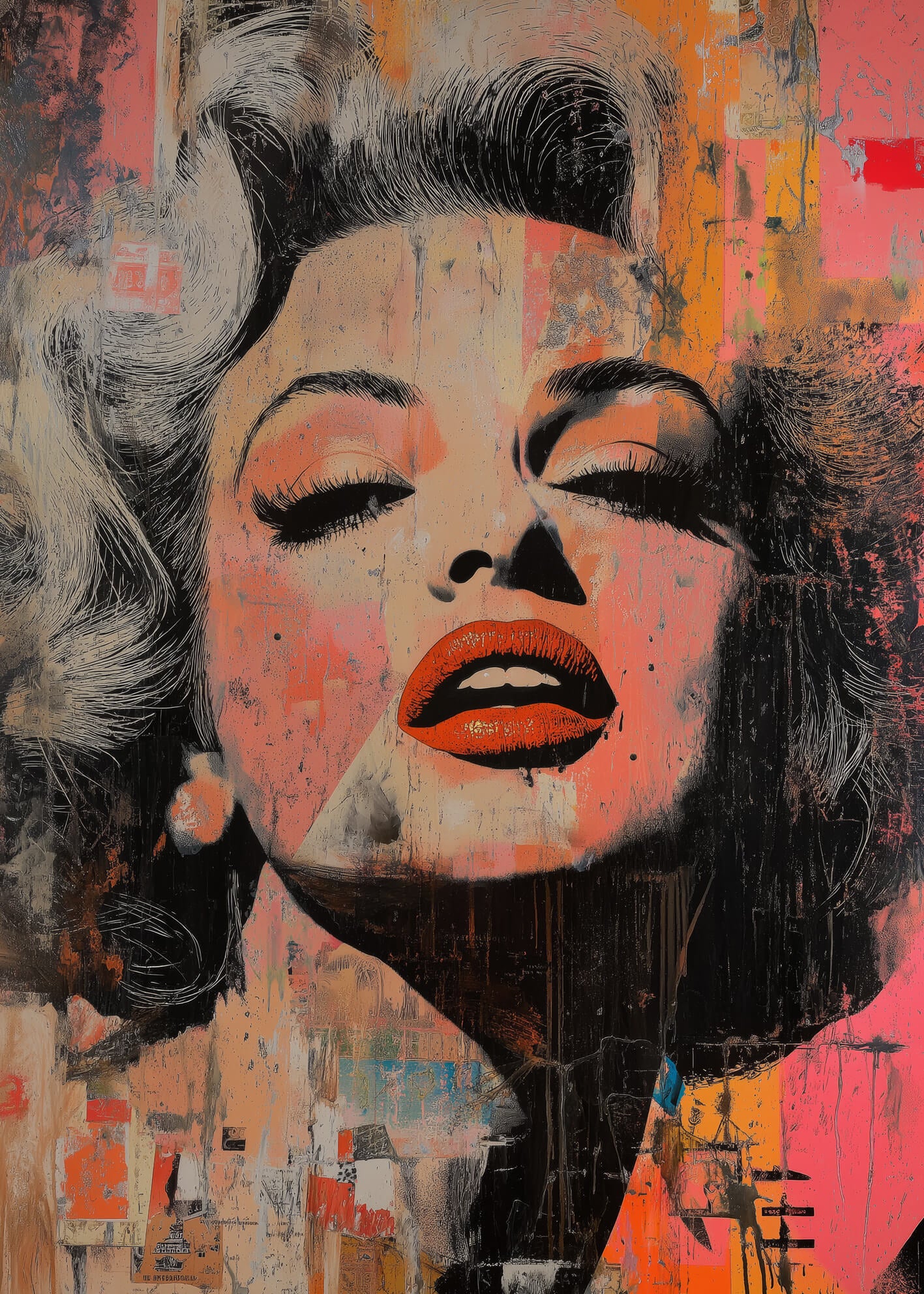 Canvastavla - Hollywood Glamor (100x150)
