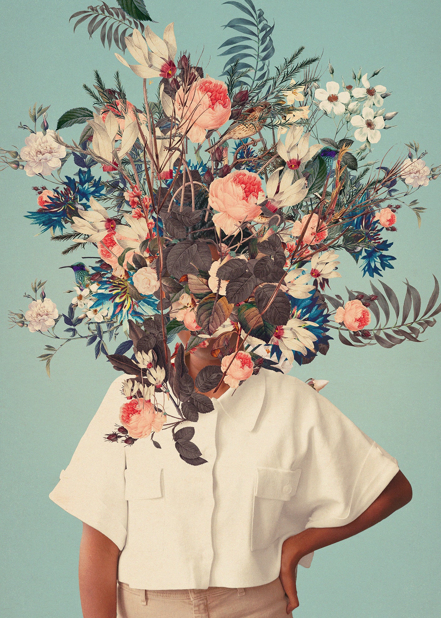 Canvastavla - Flower Bouquet (70x100)