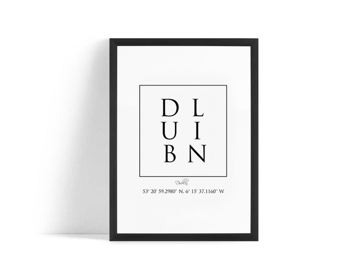 Poster - Dublin Coordinates