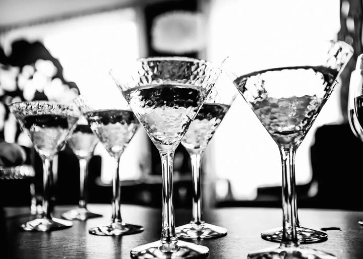 Lærredsprint - Martini Glasses