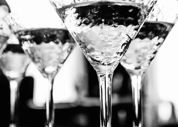 Lærredsprint - Martini Glasses