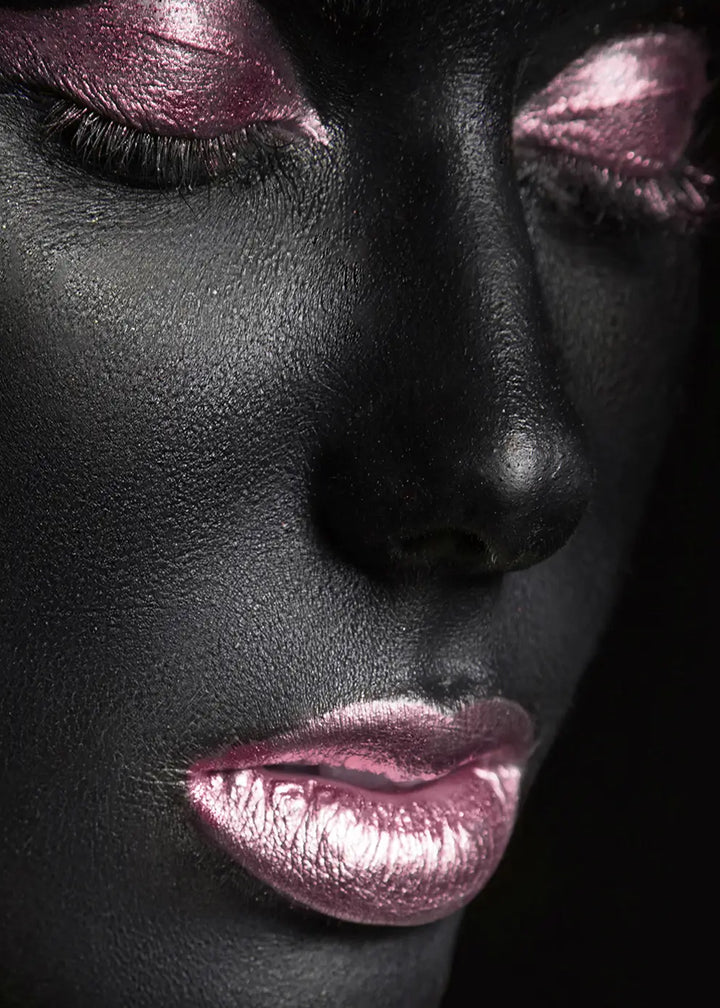 Lærredsprint - Black & Pink